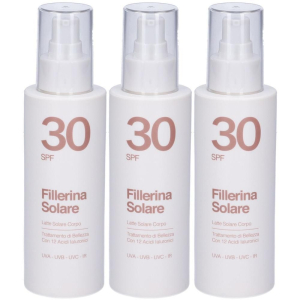 Compra Online fillerina solare protezione latte corpo spf 30 promo 150 ml 3x150 c e Trova l'offerta più bassa