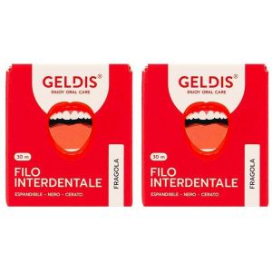 Compra Online filo interdentale geldis – fragola 2x1 st e Trova l'offerta più bassa