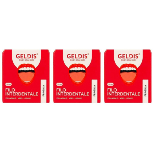 Compra Online filo interdentale geldis – fragola 3x1 st e Trova l'offerta più bassa