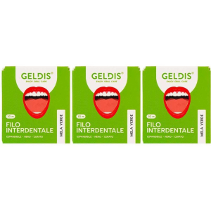 Compra Online filo interdentale geldis – mela verde 3x1 st e Trova l'offerta più bassa