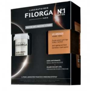 Filorga cofanetto skin unify intensive 30 ml + uv bronze face 40 ml