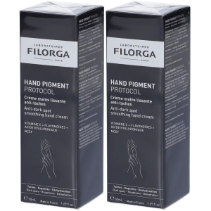 Compra Online filorga hand pigment protocol crema mani 2x50 ml e Trova l'offerta più bassa