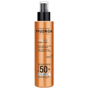 Trova Offerte di uv bronze spray solare anti-eta nutri-rigenerante spf 50+150 ml filorga e compra online