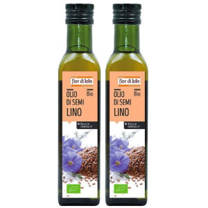 Compra Online fior di loto olio semi lino biologico set da 2 2x250 ml e Trova l'offerta più bassa
