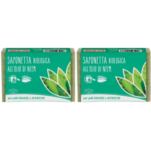 Compra Online fior di loto saponetta ol neem set da 2 2x100 g sapone e Trova l'offerta più bassa