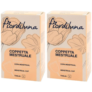 Compra Online fiordiluna coppetta mestruale in silicone taglia 1 2x1 st e Trova l'offerta più bassa
