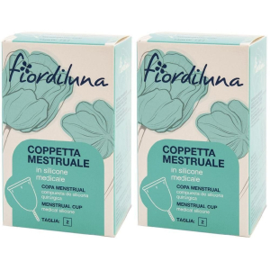 Compra Online fiordiluna coppetta mestruale in silicone taglia 2 2x1 st e Trova l'offerta più bassa
