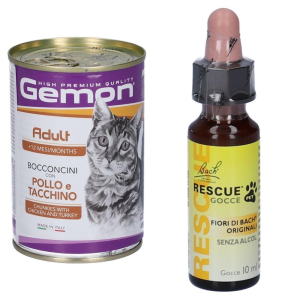 Compra Online fiori di bach rescue pet gocce + gemon senior bocconcini pollo tacchin e Trova l'offerta più bassa