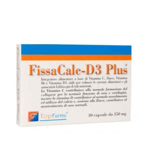 fissacalc-d3 plus 30 capsule 350mg bugiardino cod: 934397377 