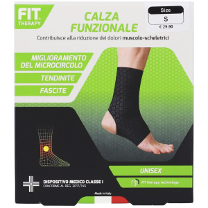 Fit therapy calza funzionale colore nero taglia s 1 pz fasciatura