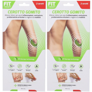 Compra Online fit therapy cerotto gomito 2 pezzi 2x2 st e Trova l'offerta più bassa