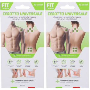 Compra Online fit therapy cerotto universale set da 2 2x10 pz altro e Trova l'offerta più bassa