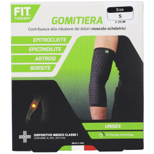 Fit therapy gomitiera colore nero taglia s 1 pz fasciatura