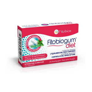 fitobiogum diet 24chewing gum bugiardino cod: 978590851 