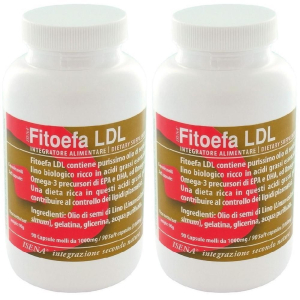 Compra Online fitoefa ldl olio di semi lino biologiorganic flax oil 90 capsule 2x e Trova l'offerta più bassa