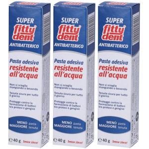 Compra Online fitty®dent pasta adesiva set da 3 3x40 g e Trova l'offerta più bassa