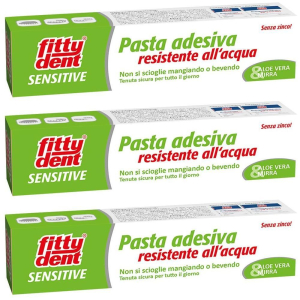 Compra Online fittydent sensitive pasta adesiva 3x30 g e Trova l'offerta più bassa
