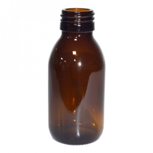 Flacone plastica scura con tappo 150 ml 10 pezzi