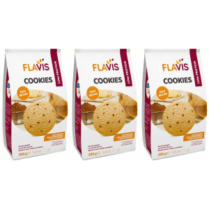 Compra Online flavis cookies set da 3 3x200 g biscotti e Trova l'offerta più bassa