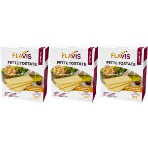 Compra Online flavis fette tostate set da 3 3x6x34,3 g snack e Trova l'offerta più bassa