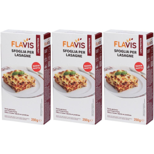 Compra Online flavis sfoglia per lasagne aproteica 3x250 g e Trova l'offerta più bassa