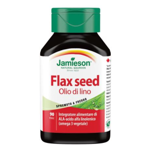 jamieson flax seed olio di lino 90 perle bugiardino cod: 910495302 
