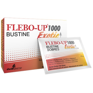 flebo-up 1000 exotic 18 bustine bugiardino cod: 934862766 