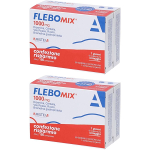 Compra Online flebomix 1000 mg 60 compresse bi-pack 2x60 g e Trova l'offerta più bassa