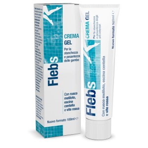 Flebs crema gel 100 ml gambe leggere e microcircolo migliorato + scrub esfoliante delicato in omaggio