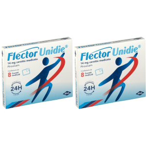 Compra Online flector unidie 14 mg, cerotto medicato set da 2 2x8 pz cerotto e Trova l'offerta più bassa