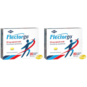 Compra Online flectorgo 25 mg capsule molli set da 2 2x20 pz capsule e Trova l'offerta più bassa