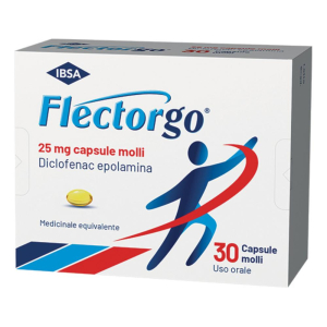 flectorgo*30cps molli 25mg bugiardino cod: 044608077 