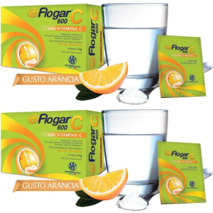 Compra Online flogar c 600 con vitamina gusto arancia 2x14 pz bustina e Trova l'offerta più bassa