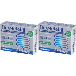 Compra Online flormidabíl ricarica bustine con stevia set da 2 2x10 pz bustina e Trova l'offerta più bassa