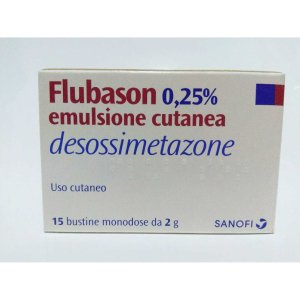 flubason emulsione 15 bustine 2g 0,25% bugiardino cod: 022864021 