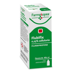 flubifix 0,25% collutorio flacone 160 ml bugiardino cod: 035771017 