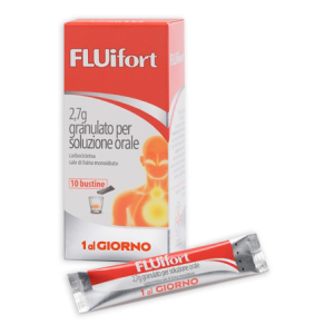 Fluifort 10 bustine granulato carbocisteina 2,7 g tosse grassa