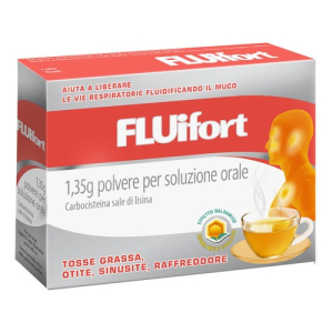 fluifort 12 bustine os polvere 1,35g bugiardino cod: 023834157 