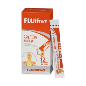 fluifort sciroppo 12 bustine 2,7 g-10 ml bugiardino cod: 023834144 