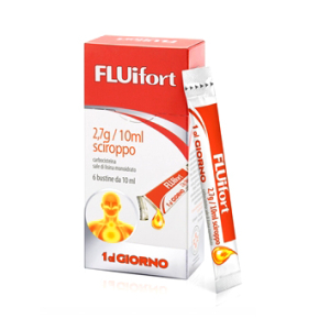 fluifort sciroppo 6 bustine 2,7 g-10 ml bugiardino cod: 023834132 