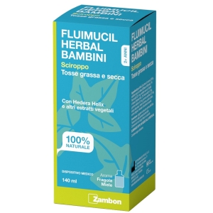 Compra Online Fluimucil herbal bambini sciroppo tosse grassa e secca 140 ml aroma fragola e miele senza glutine senza lattosio e Trova l'offerta più bassa