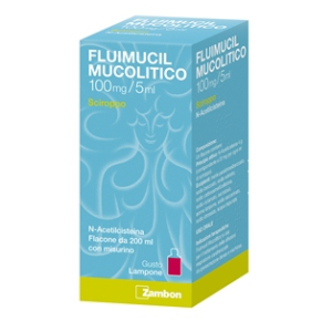 fluimucil mucolitico sciroppo 100 mg-5 ml bugiardino cod: 034936118 