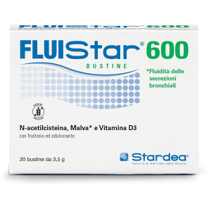 Compra Online fluistar 600 20 bustine da 3,5 g con fruttosio ed edulcorante senza glutine e Trova l'offerta più bassa