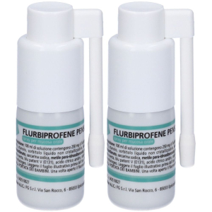 Compra Online flurbiprofene pensa 2,5 mg/ml spray per mucosa orale set da 2 2x15 ml e Trova l'offerta più bassa