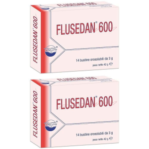 Compra Online flusedan 600 14 bustine orosolubili 2x42 g polvere per soluzione orale e Trova l'offerta più bassa