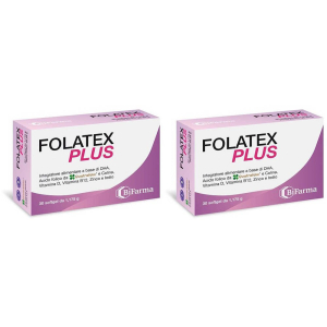 Compra Online folatex plus 30 softgel 2x35,25 g capsule e Trova l'offerta più bassa