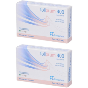 Compra Online Folipram 400 60 Compresse Orosolubili Gusto Agrumi 2x60 Pezzi e Trova l'offerta più bassa
