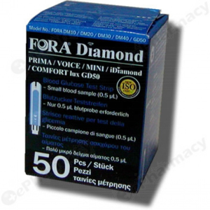 fora diamond/gd50 50 strisce bugiardino cod: 923135329 