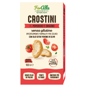 Compra Online foralle crostini pomodoro e origano 100 g e Trova l'offerta più bassa