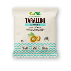 Foralle tarallini al finocchietto senza glutine 30 grammi